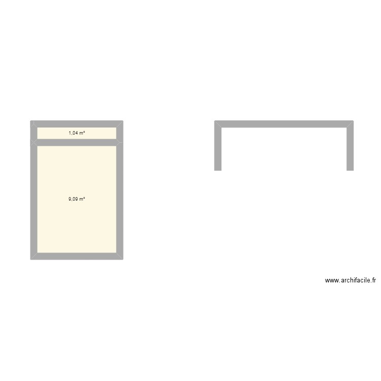 Plan bassin Koi. Plan de 2 pièces et 10 m2