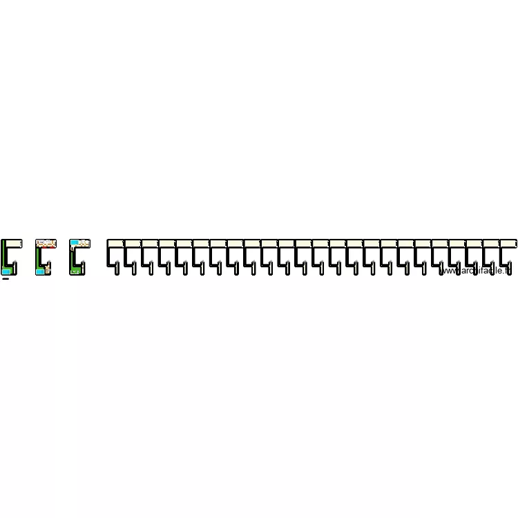 Projet piscine plus salon de jardin. Plan de 