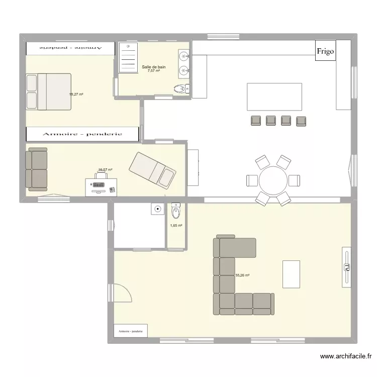 montagny3. Plan de 5 Pièces et 100 m² montagny3. Plan de 5 Pièces et 100 m²