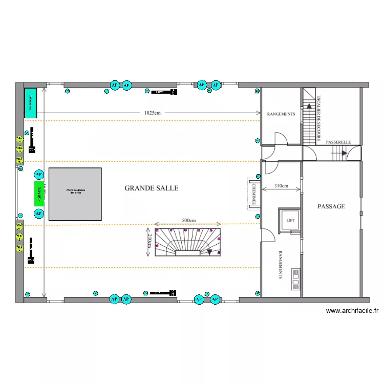 Lorena LDC etage. Plan de 