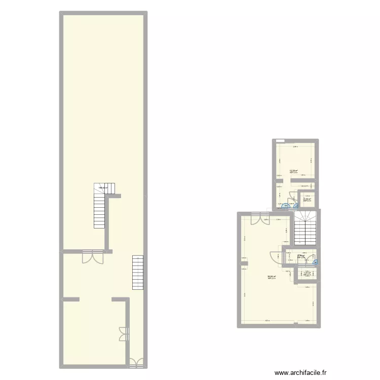 chauss&eacute;e Etterbeek 1. Plan de 14  et 313 m²
