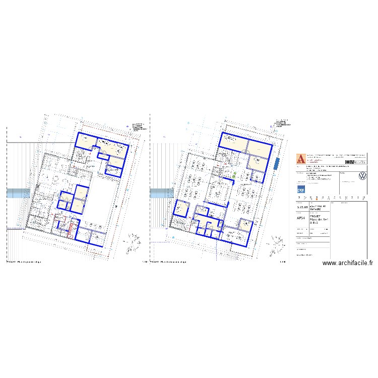 Volkswagen Villenave d'Ornon 2. Plan de 17 pièces et 199 m2