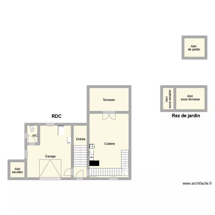 weston rdc. Plan de 0 pièce et 0 m2