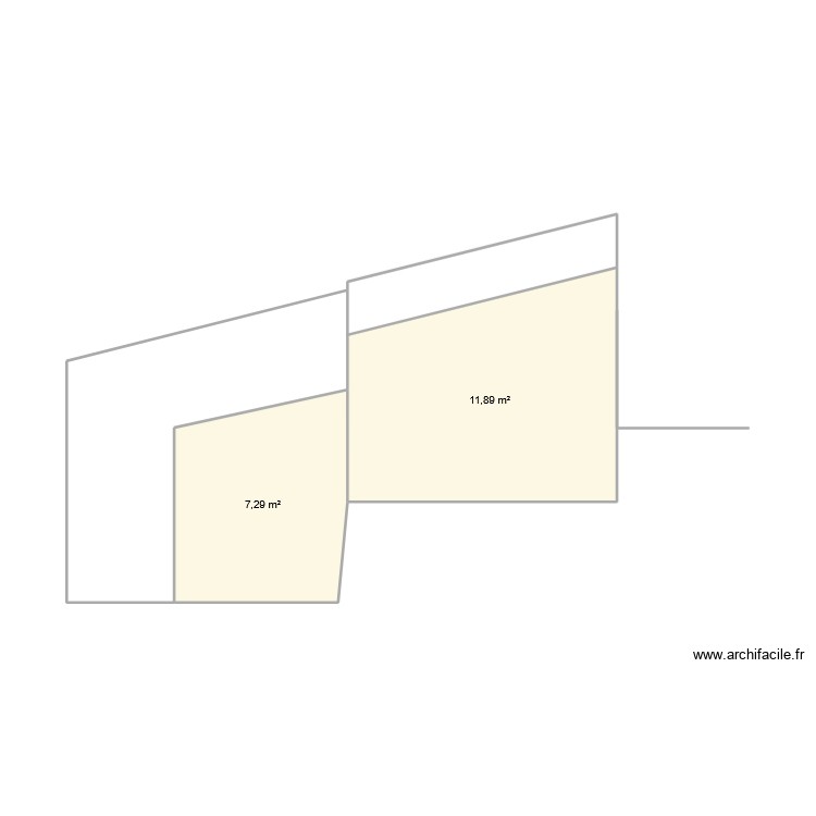face ouest. Plan de 0 pièce et 0 m2 face ouest. Plan de 0 pièce et 0 m2
