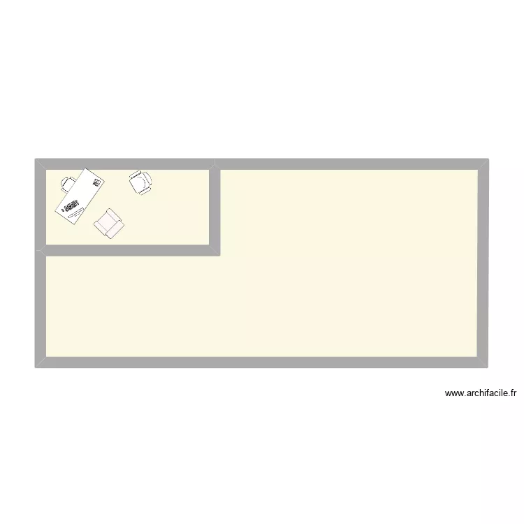 PRO. Plan de 2  et 48 m²