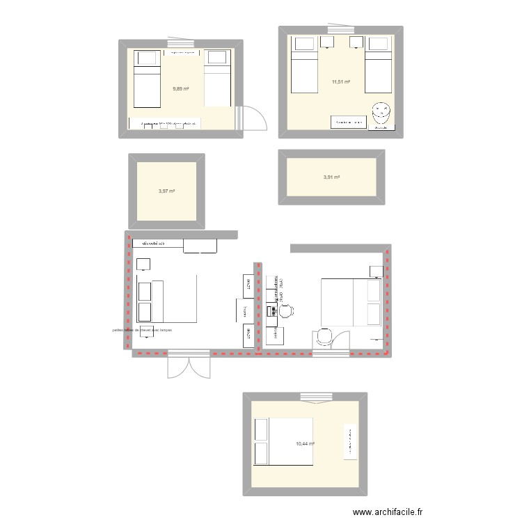 Mesange. Plan de 0 pièce et 0 m2