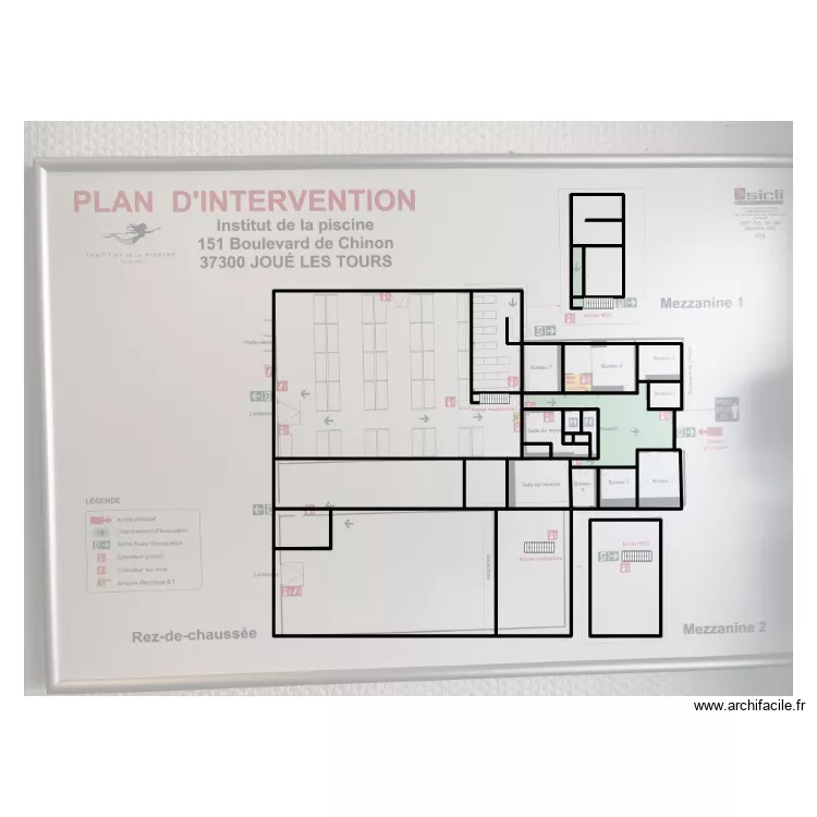 50467-croquis mettre RDC et mezzanine 1 et mezzanine 2. Plan de 