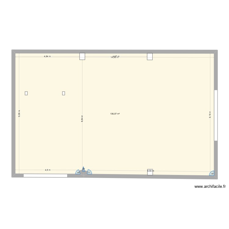 plan grange. Plan de 0 pièce et 0 m2
