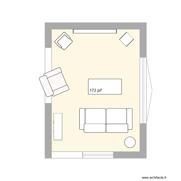 Salon. Plan de 0 pièce et 0 m2