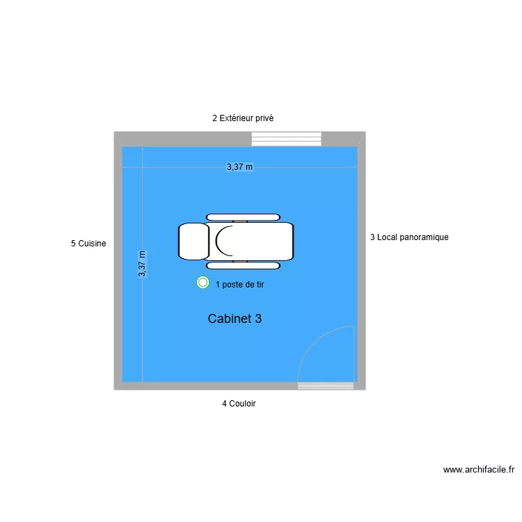 60688 Cabinet 3. Plan de 