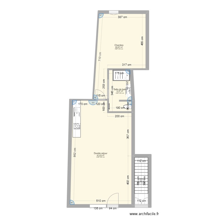 RDC projet. Plan de 0 pièce et 0 m2