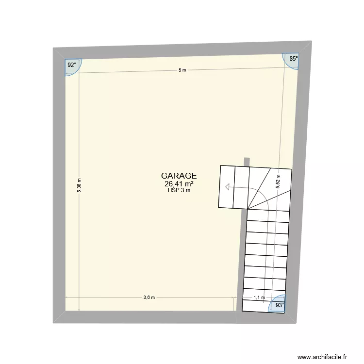 Maison d'Alice rdc. Plan de 4 et 56 m² Maison d'Alice rdc. Plan de 4 et 56 m²