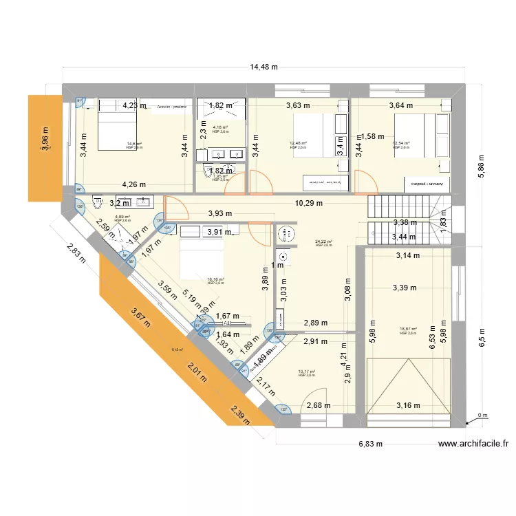 CHALET SUPER ALLOS BIS. Plan de 