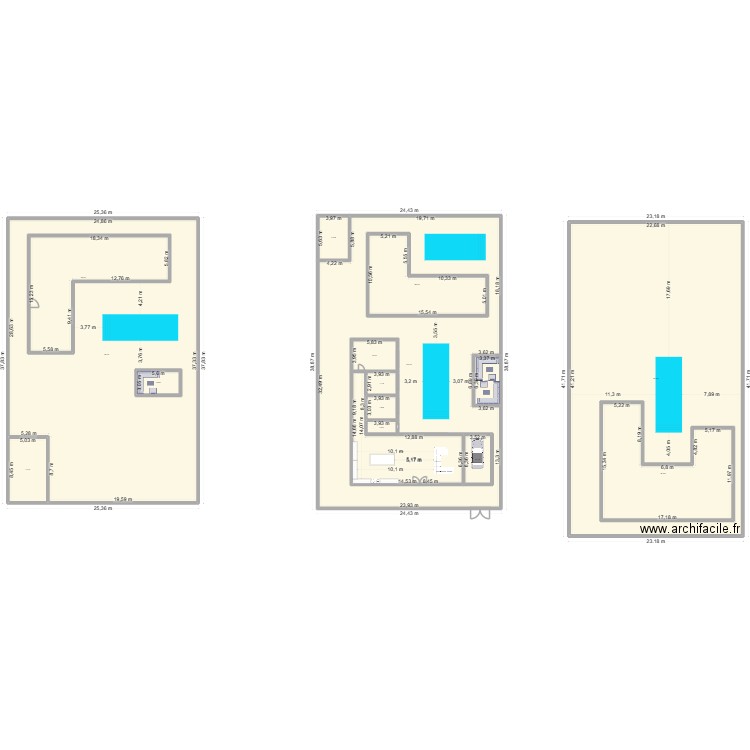 djerba. Plan de 16 pièces et 3426 m2