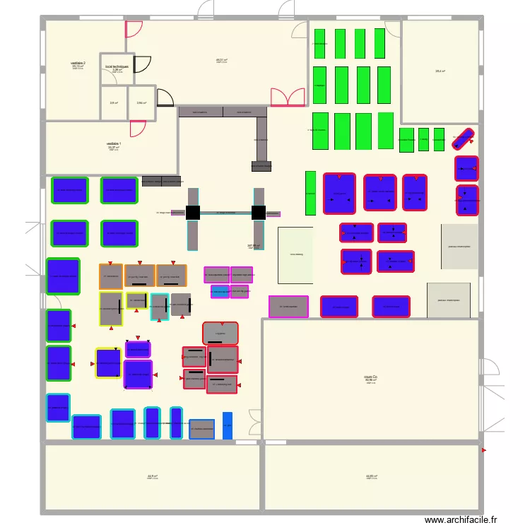 plan salle narosse! 16/05/2024 . Plan de 