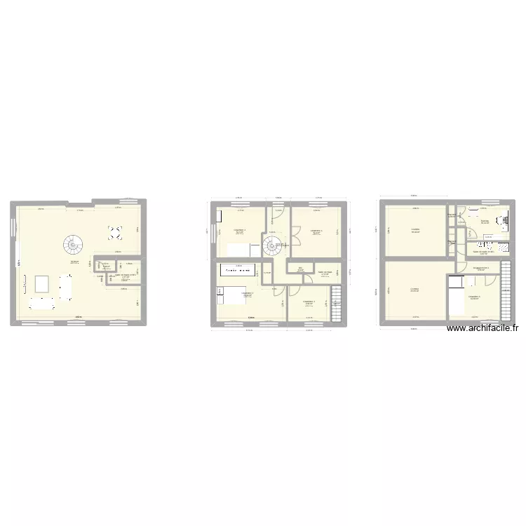 Plan maison fil rouge. Plan de Plan maison fil rouge. Plan de