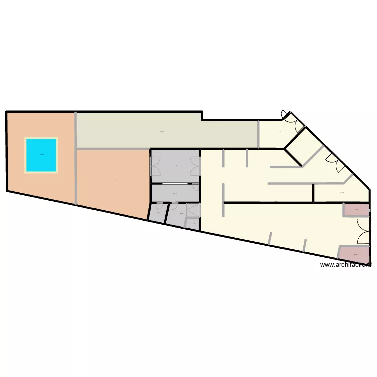 BROCANTE 0111A. Plan de 