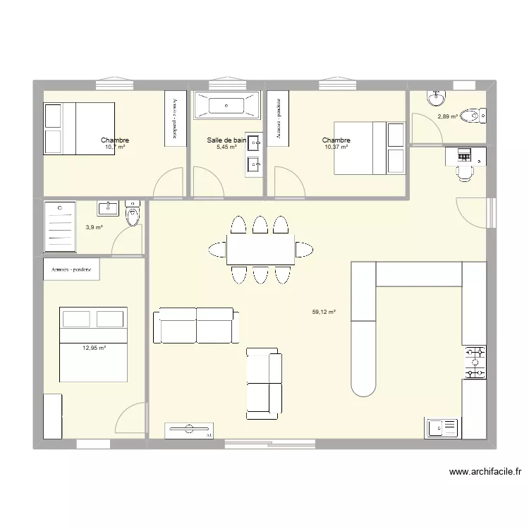 PLAN LUCIE 3. Plan de 