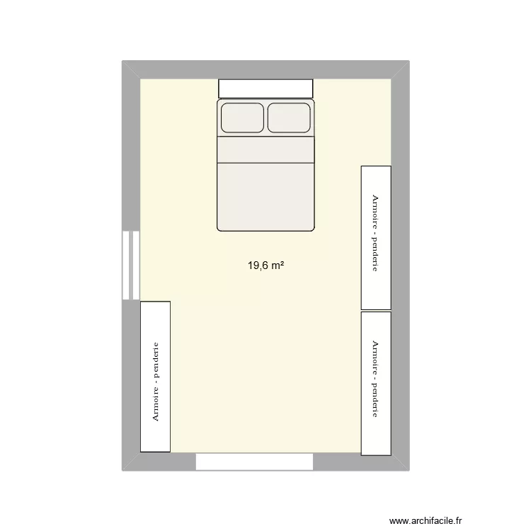 chambre. Plan de 1 et 20 m² chambre. Plan de 1 et 20 m²