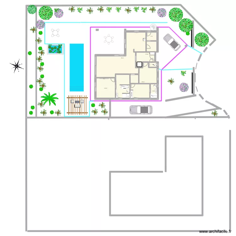 Projet 7 -version 4. sans meubles. Plan de 12  et 163 m²