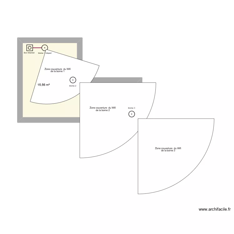 Plan Wifi Mesh. Plan de 