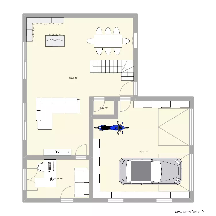 mais. Plan de 4 et 98 m² mais. Plan de 4 et 98 m²
