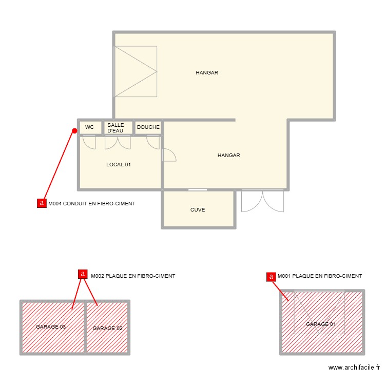 EXT MAISON RDC AM. Plan de 9 pièces et 102 m2