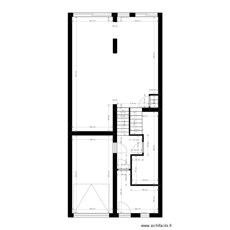 Ramos. Plan de 21 pièces et 147 m2