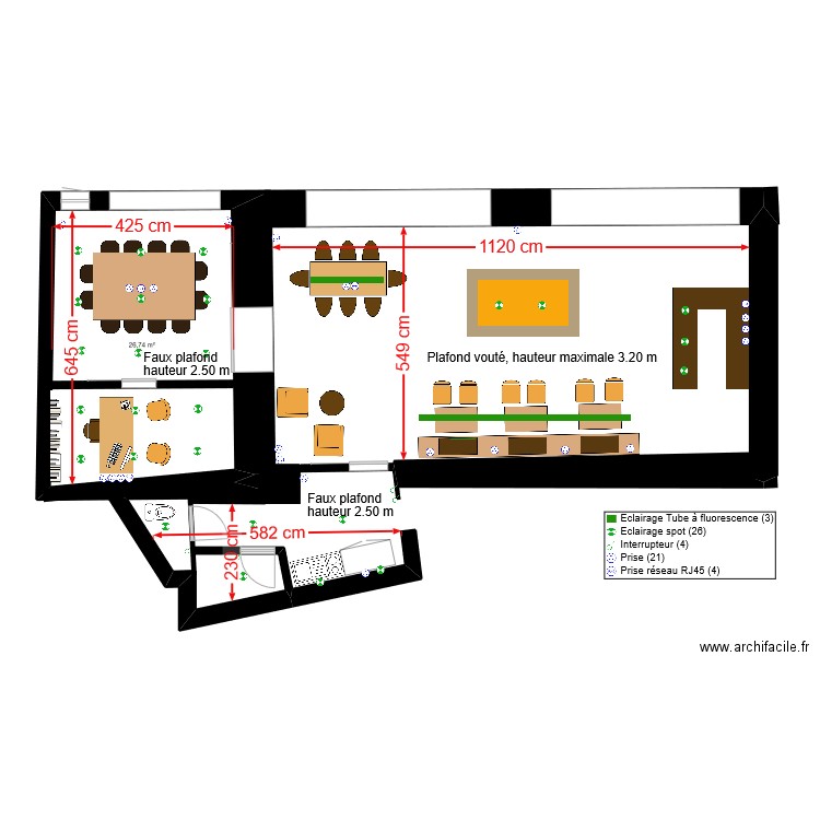 Hoquet Business. Plan de 0 pièce et 0 m2