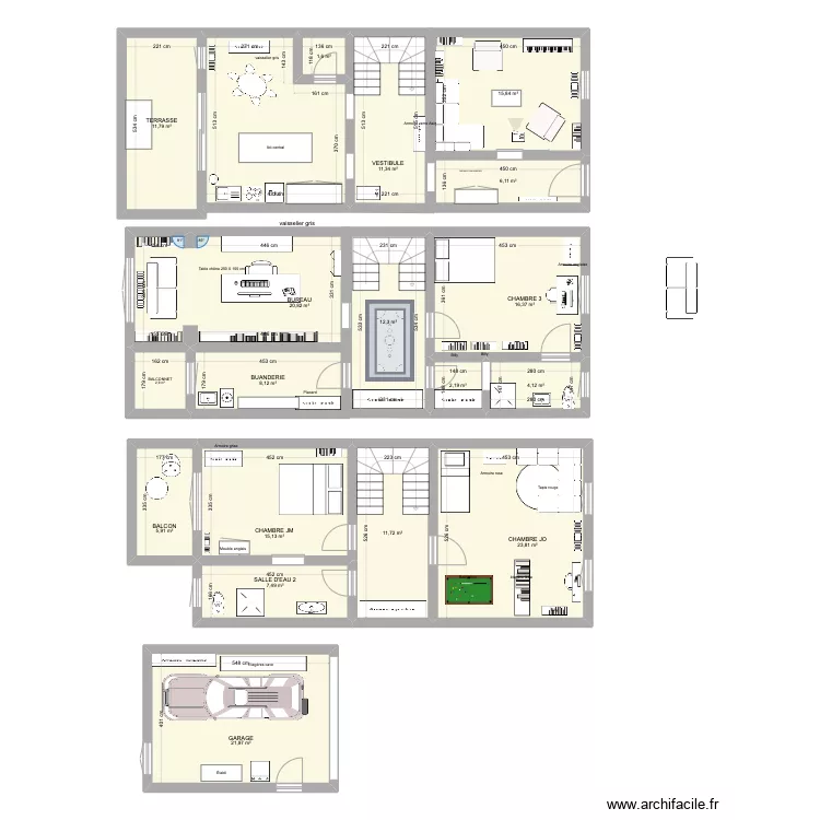 GAZELLE Avignon. Plan de 