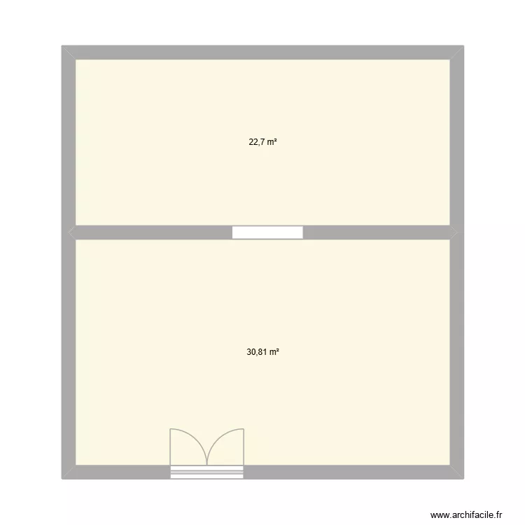 garsault. Plan de 2 et 54 m² garsault. Plan de 2 et 54 m²