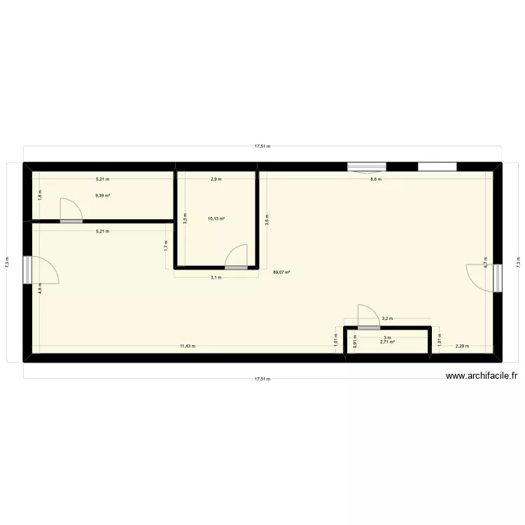 Cuesme 1. Plan de 