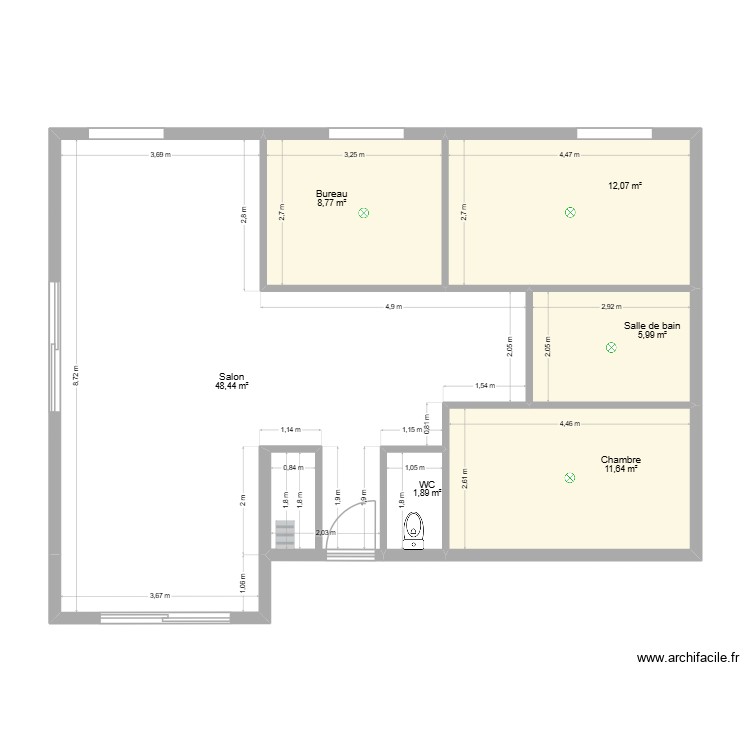 maison 1. Plan de 0 pièce et 0 m2