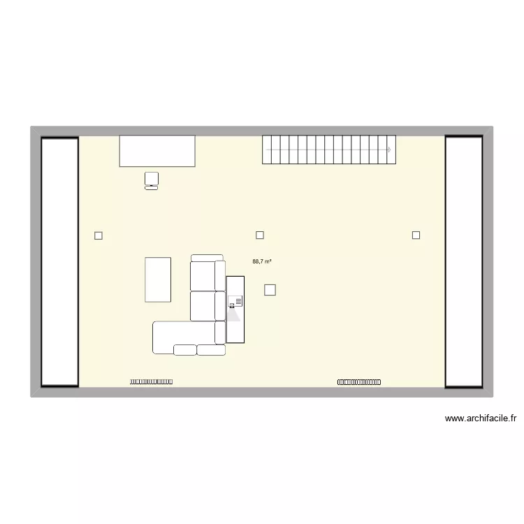 Cramans combles. Plan de Cramans combles. Plan de