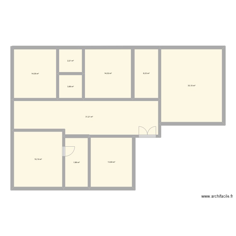 Binetou BA. Plan de 10 pièces et 146 m2