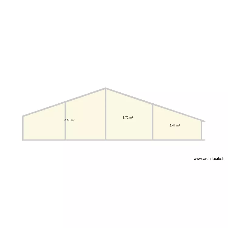 combles3. Plan de 3 et 12 m² combles3. Plan de 3 et 12 m²