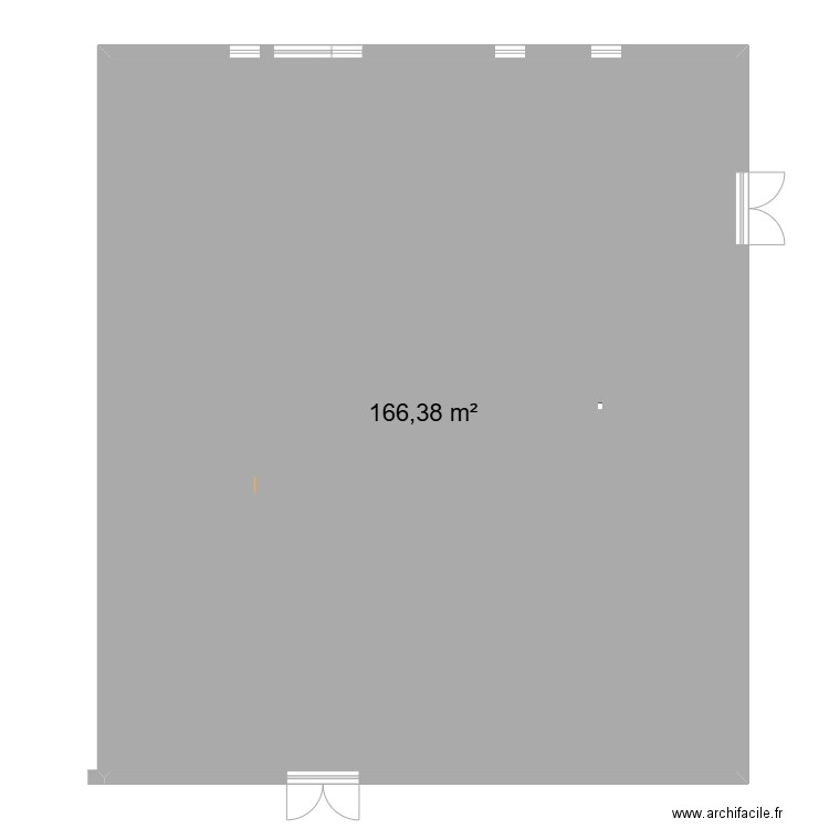 plan salle des fêtes st omer. Plan de 1 pièce et 166 m2