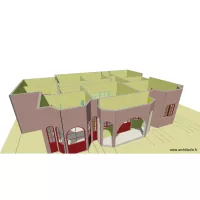 VUE EN PLAN VILLA TAKALMAOUA