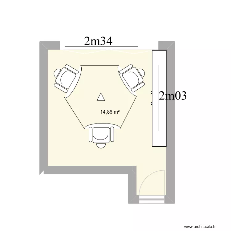 Comm. Plan de 1 et 15 m² Comm. Plan de 1 et 15 m²