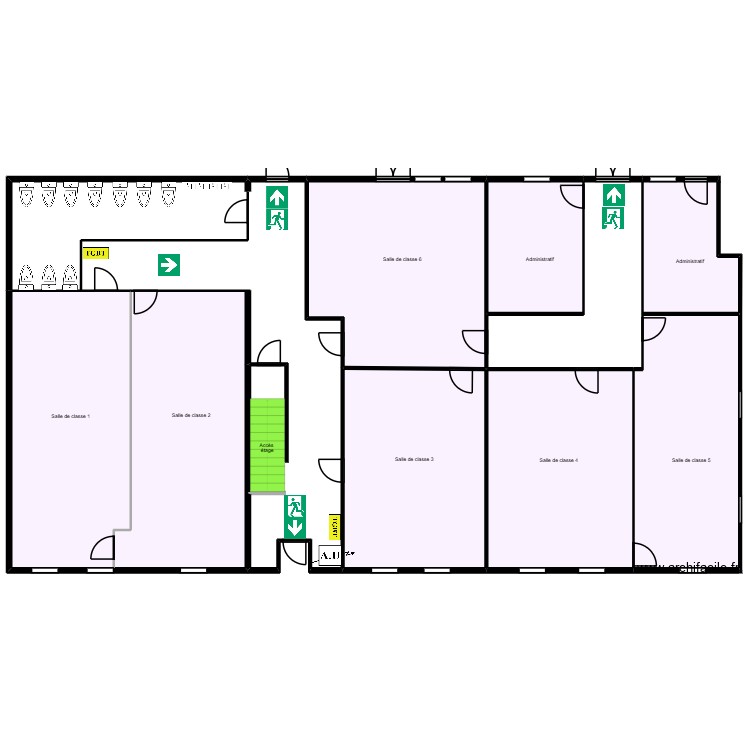 Olivier rdc A 1 effondrement. Plan de 0 pièce et 0 m2