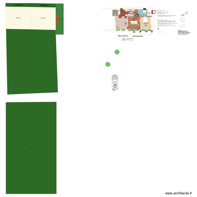 5 souveraine plan masse escalier am&eacute;nagement cuisines & SdB V1. Plan de 0 pièce et 0 m2