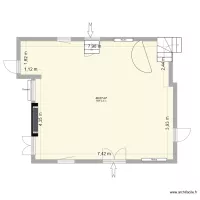 Maison Ratini piéce principale accés deux faces