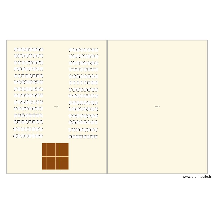 BELISSA b. Plan de 2 pièces et 598 m2