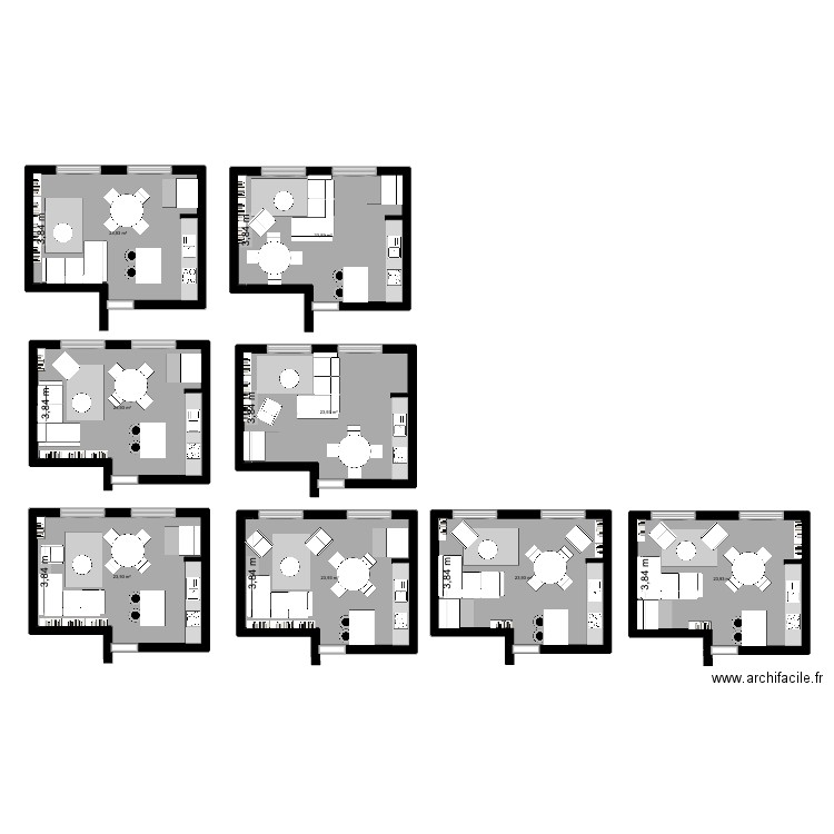 PRALOGNAN. Plan de 8 pièces et 191 m2