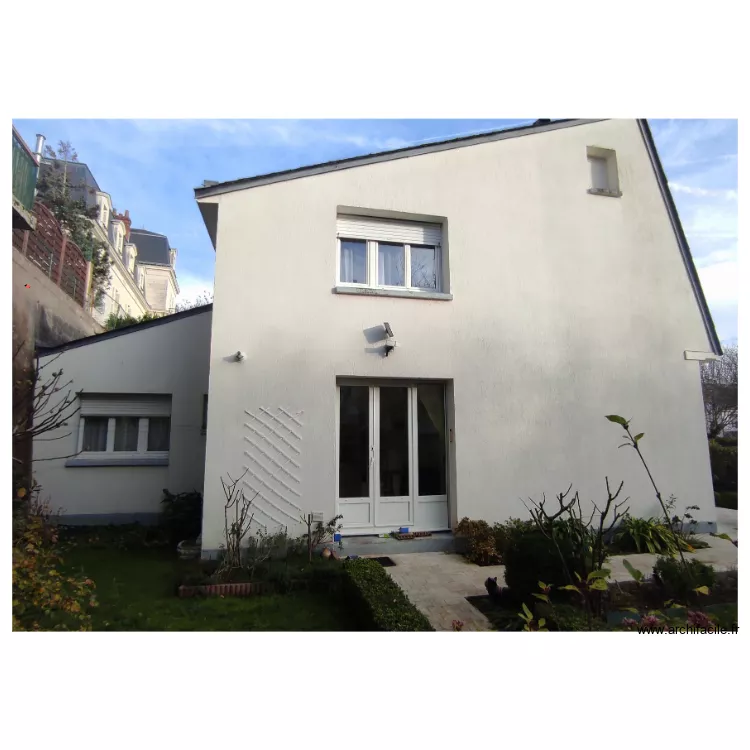 PHOTO FACADE OUEST MAISON. Plan de 