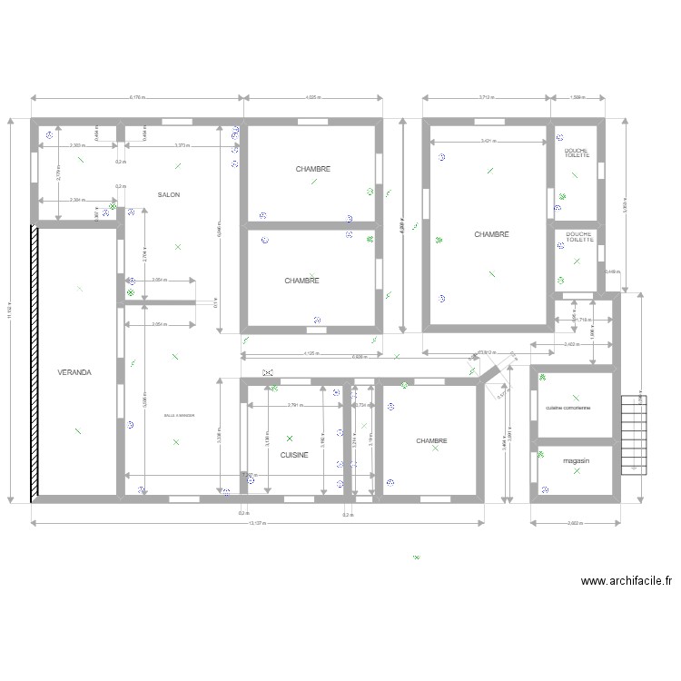 ZIVANDANI2025JUILLET. Plan de 10 pièces et 83 m2