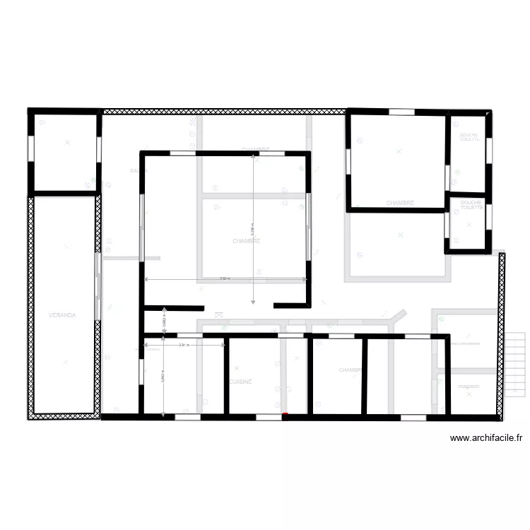 ZIVANDANI2025JUILLET. Plan de 9  et 81 m²