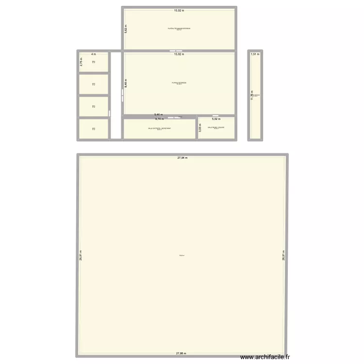 PLAN CABINET. Plan de 