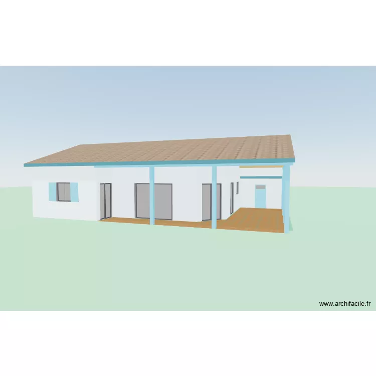 Maison-17-7. Plan de 9 et 228 m² Maison-17-7. Plan de 9 et 228 m²