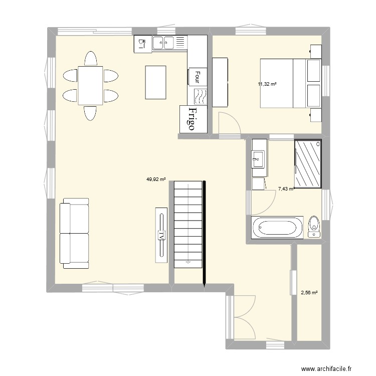 maison2. Plan de 0 pièce et 0 m2